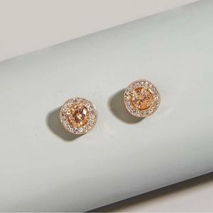 Rhinestone Stud Earrings